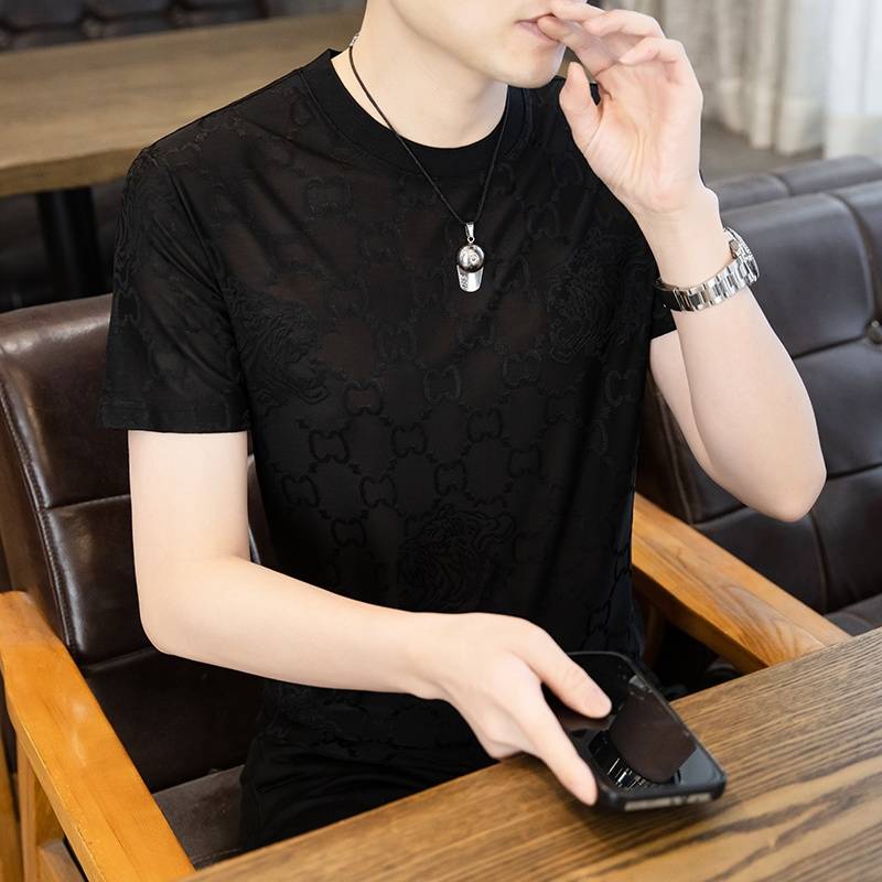 男士冰感潮流T卹